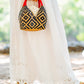 Bolso de Palma Natural Tetera ( Negro-Rojo)