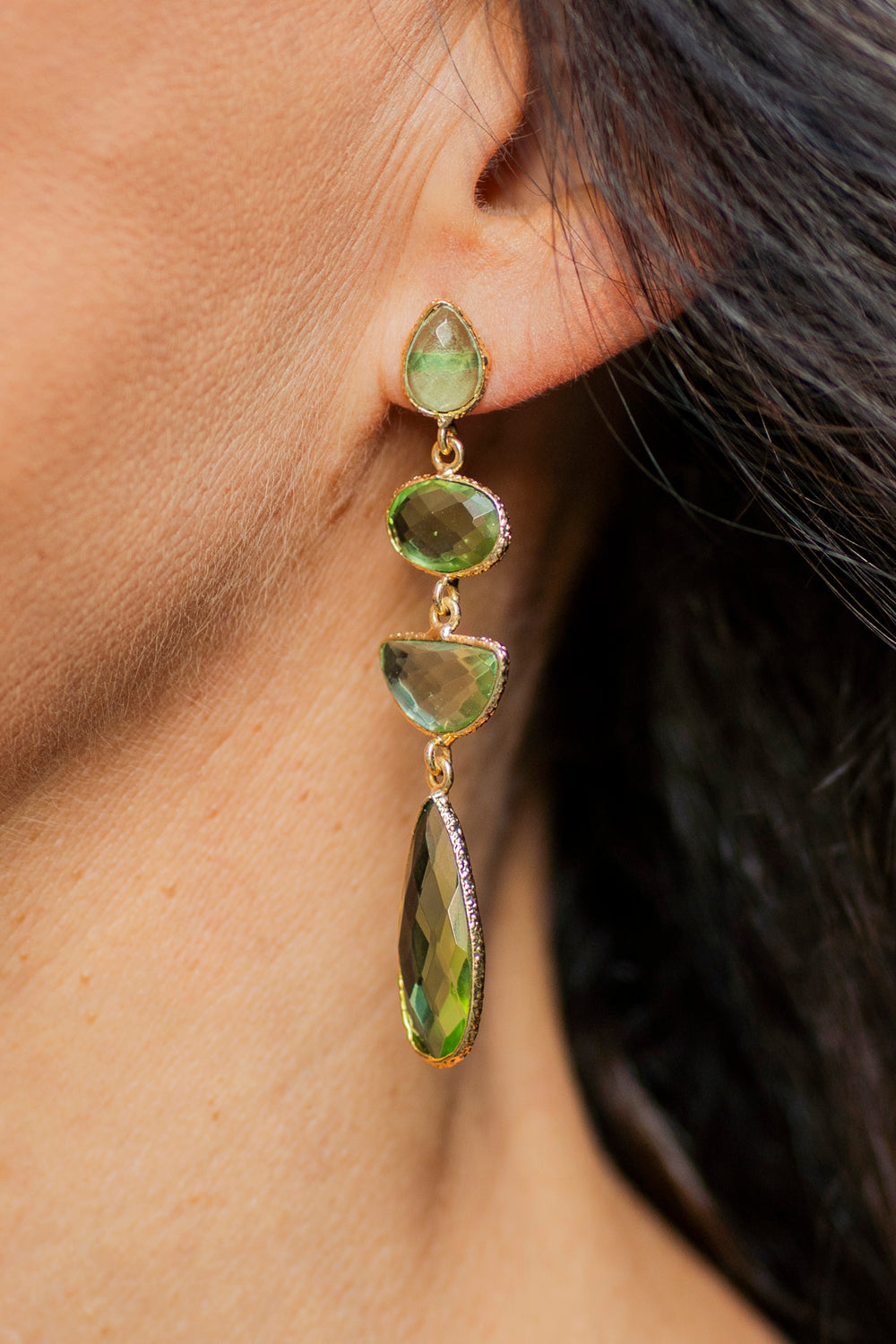 Pendientes Olivine