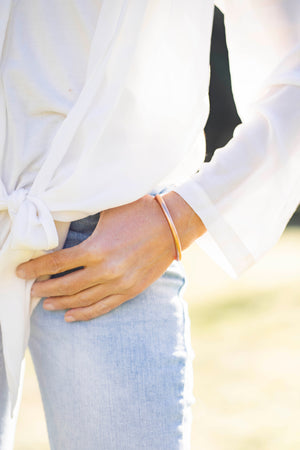 Pulsera Pan de Oro Clásica - Mamen Aceña