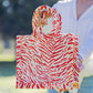 Bolso Shopper Animal Print Rojo - Mamen Aceña