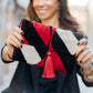 Cartera Ikat Red Velvet