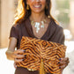 Cartera Ikat Animal Print