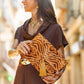 Cartera Ikat Animal Print