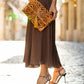 Cartera Ikat Animal Print
