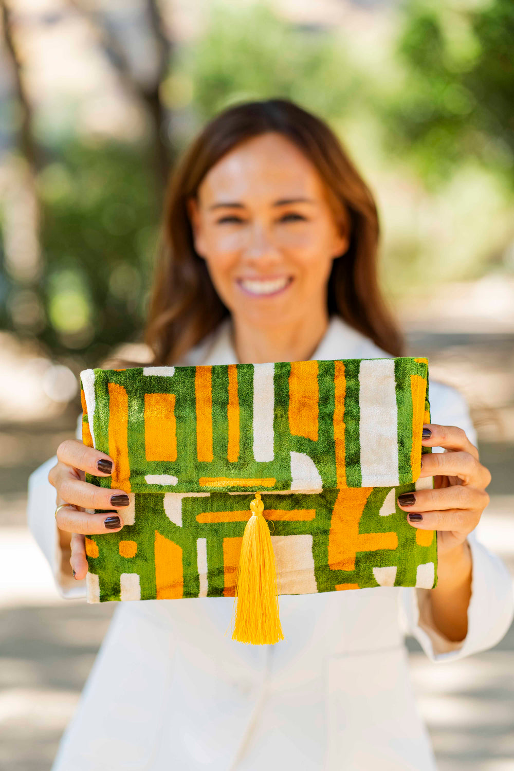 Cartera Ikat Lemon Pie