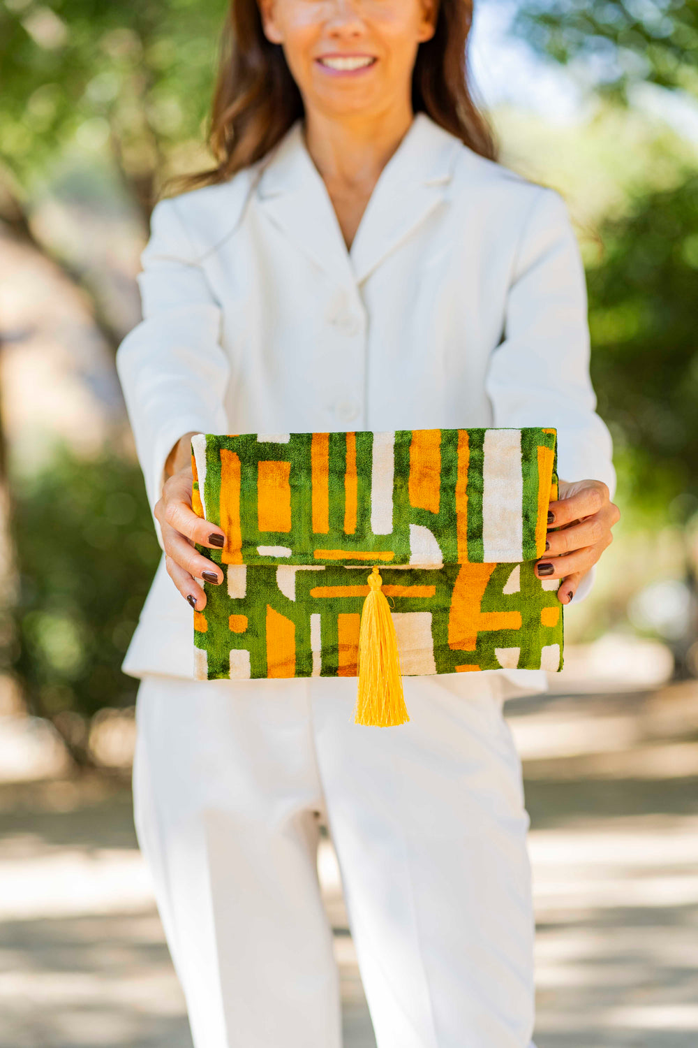 Cartera Ikat Lemon Pie