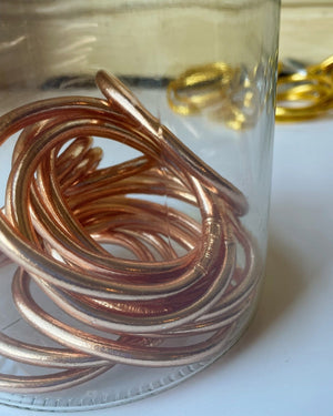 Pack 3 Pulseras Pan de Oro Clásica y Trenzada - Mamen Aceña