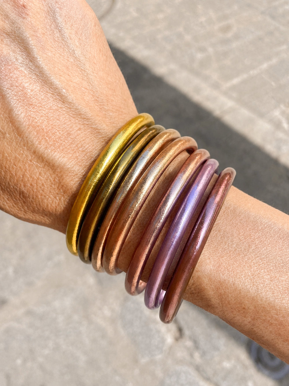 Pulsera Pan de Oro Clásica Very Peri ¡NOVEDAD!
