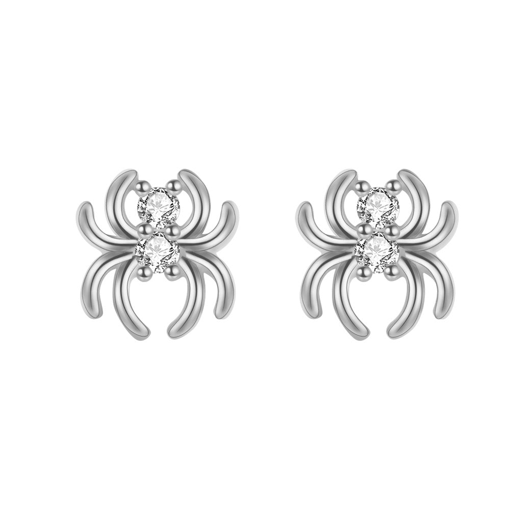 Pendientes Mini Araña Circonitas