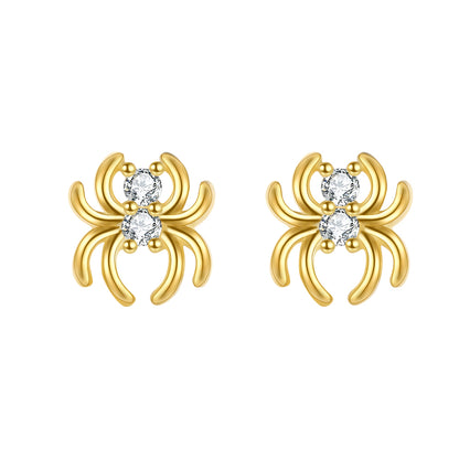 Pendientes Mini Araña Circonitas