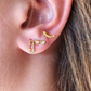 Pendientes Mini Gafas Circonitas