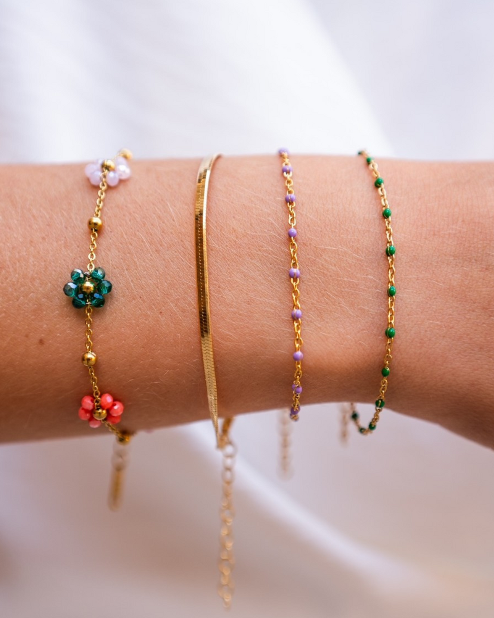 Pulsera Bolitas Acero